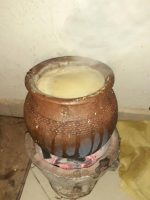 Cooking Ngor in a pot requires patience, time and commitment